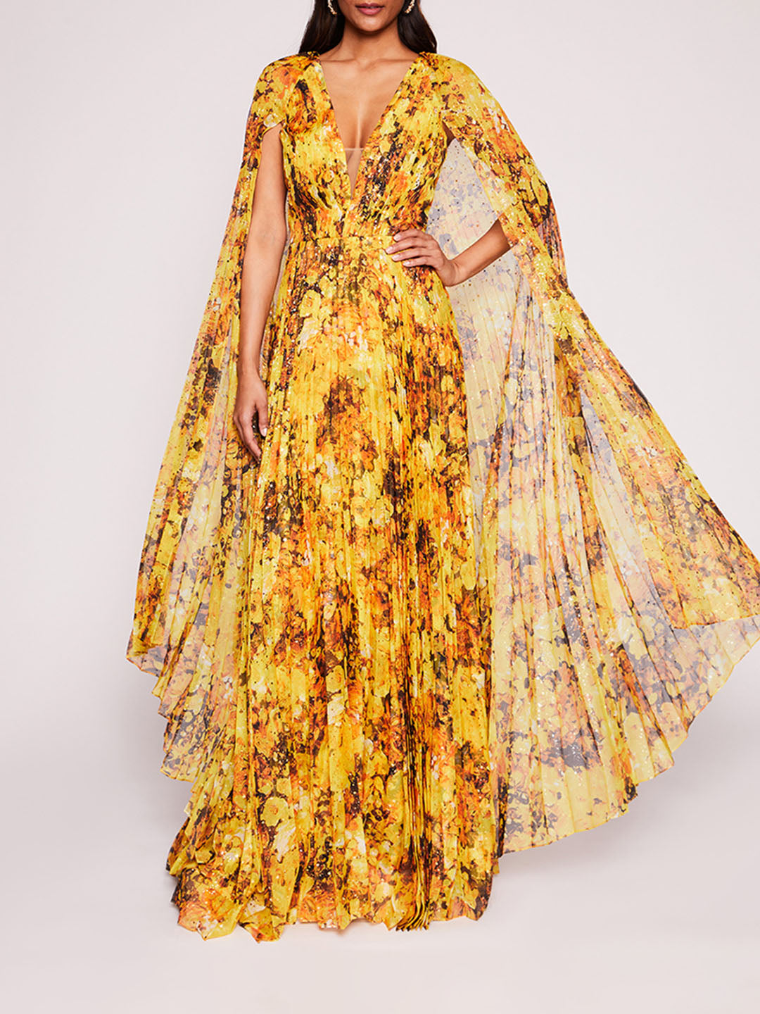 Marchesa sales yellow gown