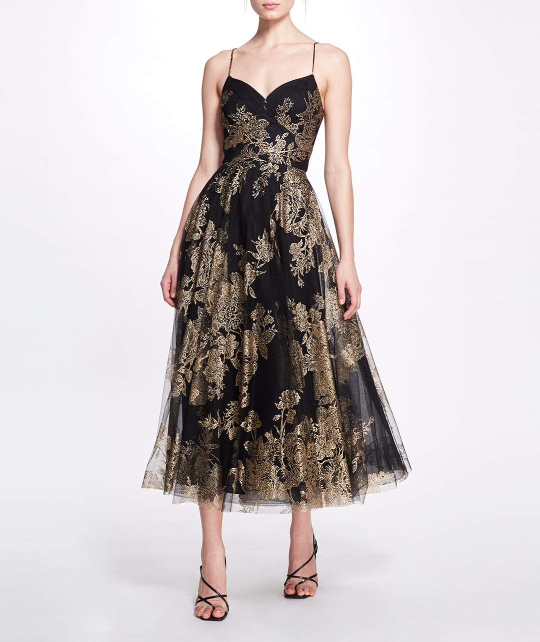 Marchesa notte hotsell textured tulle gown