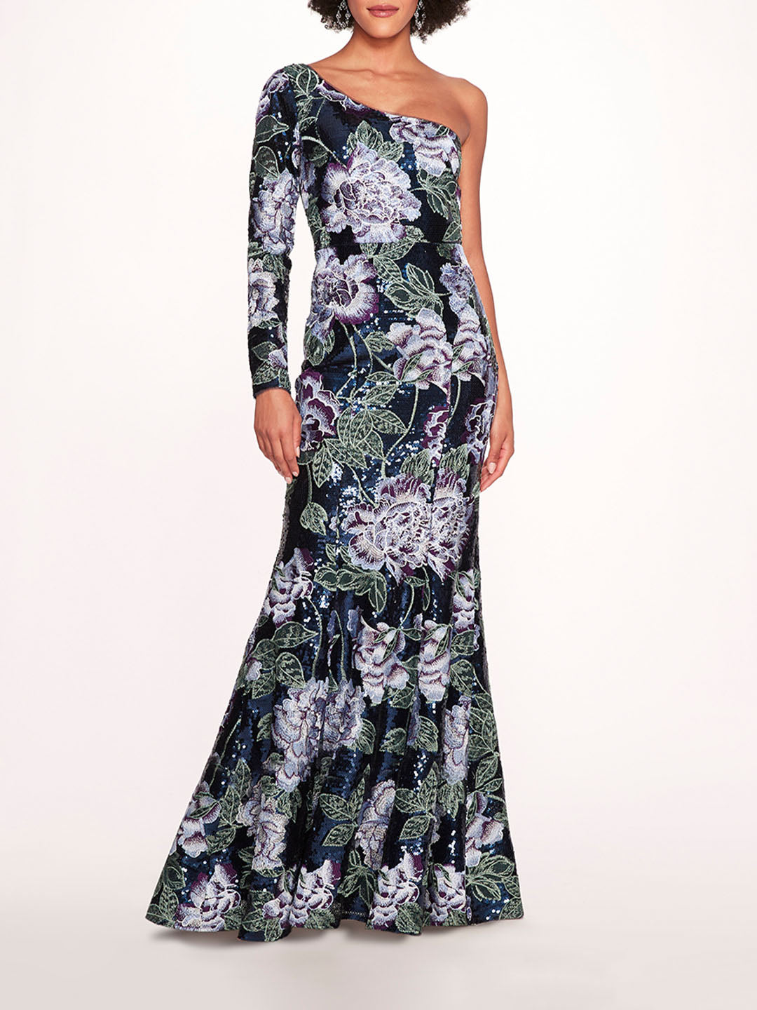 Marchesa notte 2025 navy dress