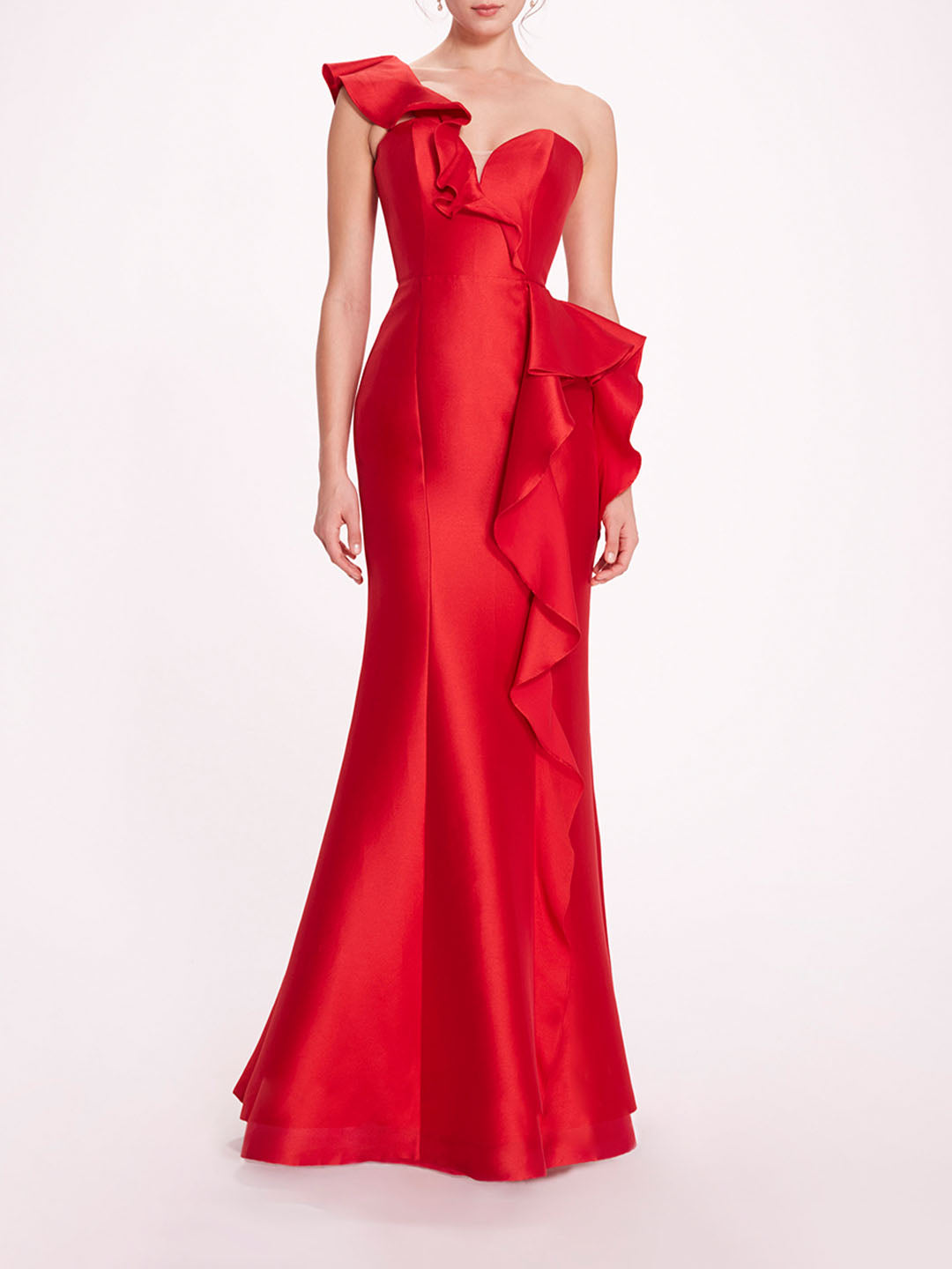 Silk Mikado Gown Marchesa