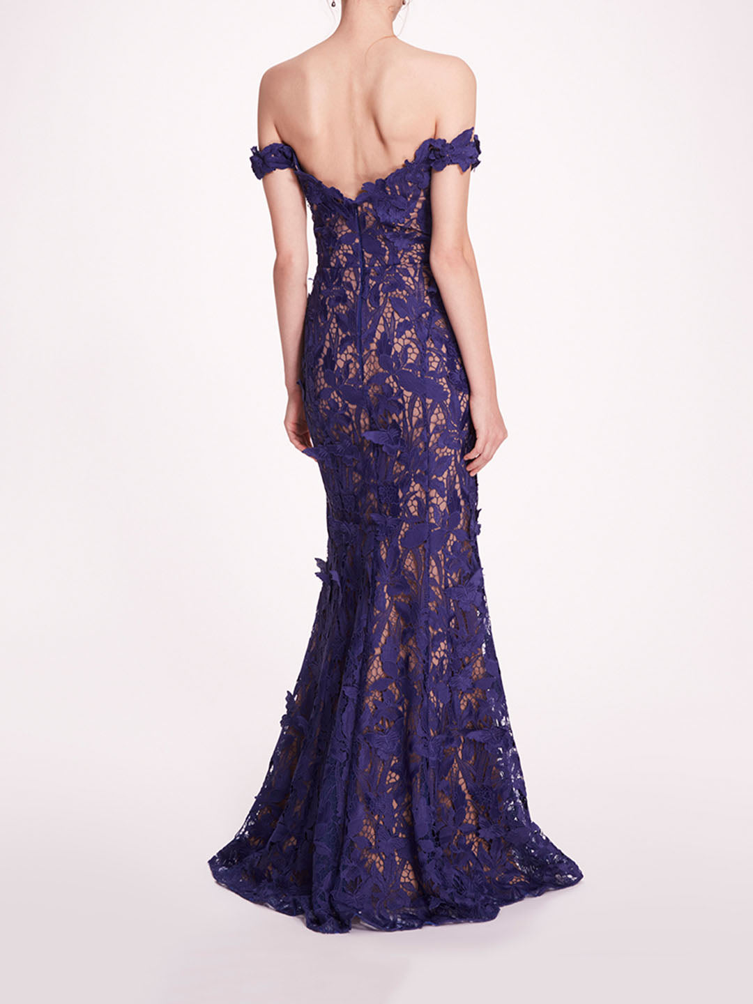 Organic Lace Gown Marchesa