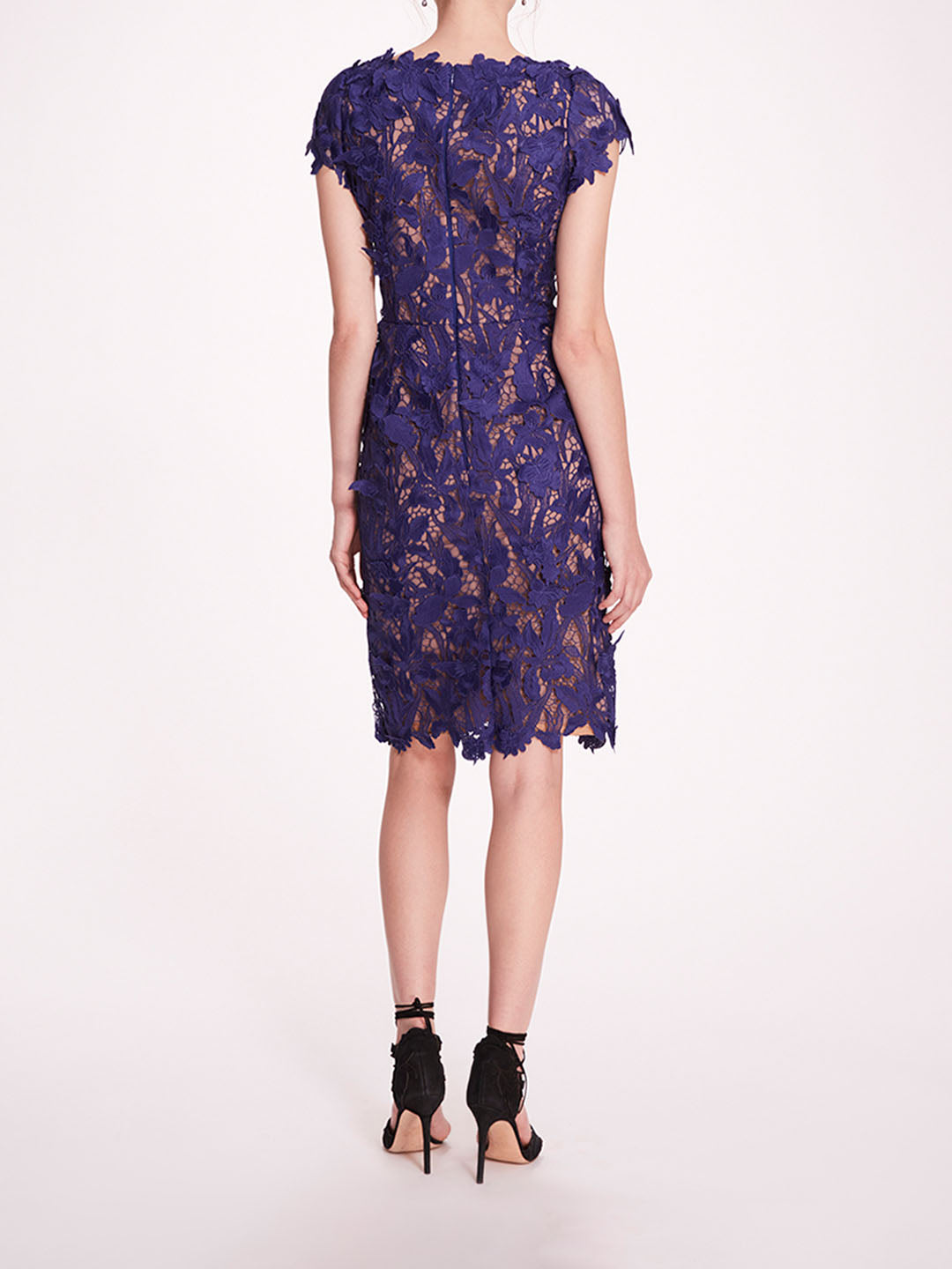 Organic Lace Mini Dress | Marchesa