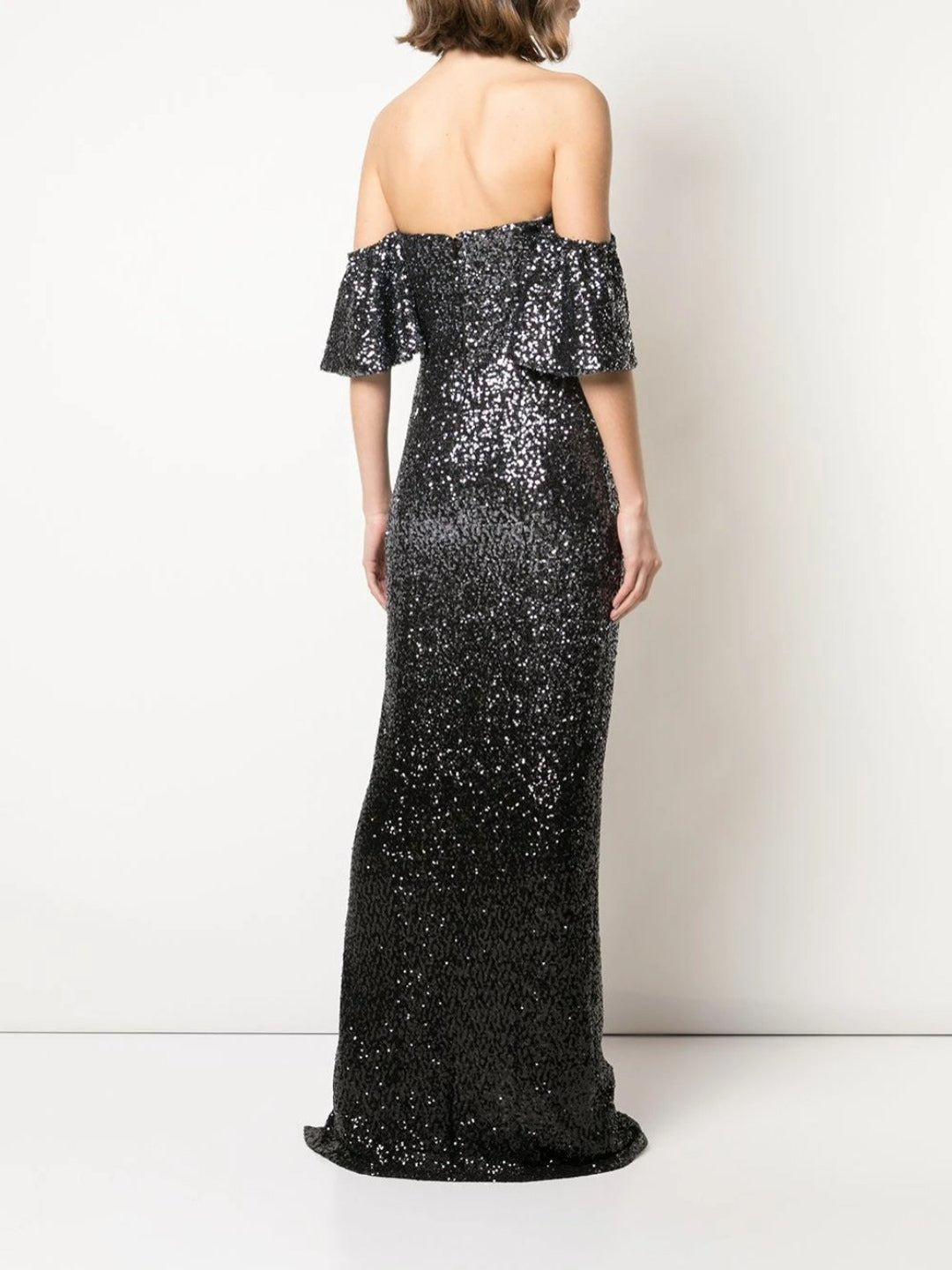 Marchesa notte outlet ombre halter gown