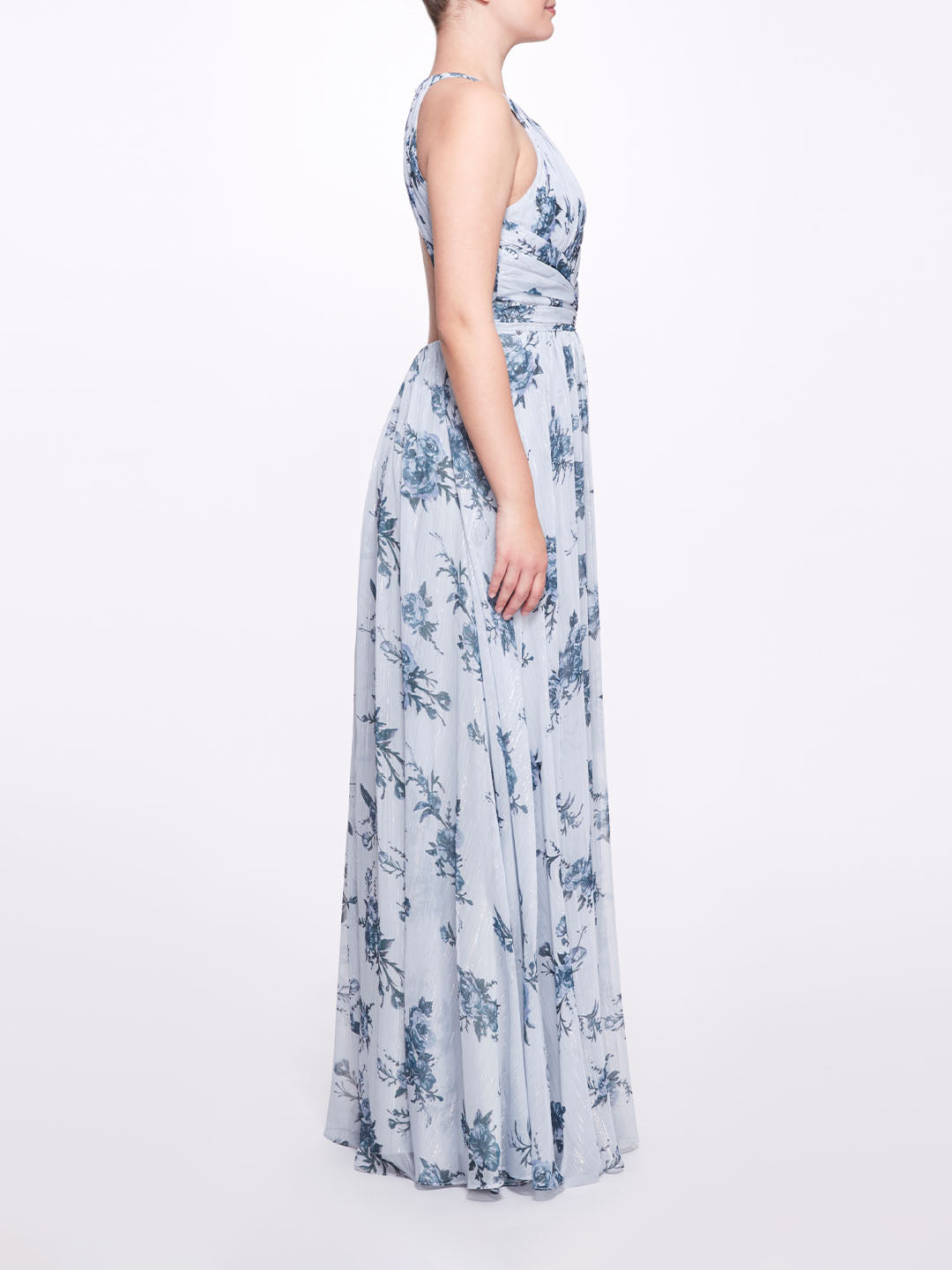 Marchesa light blue outlet gown