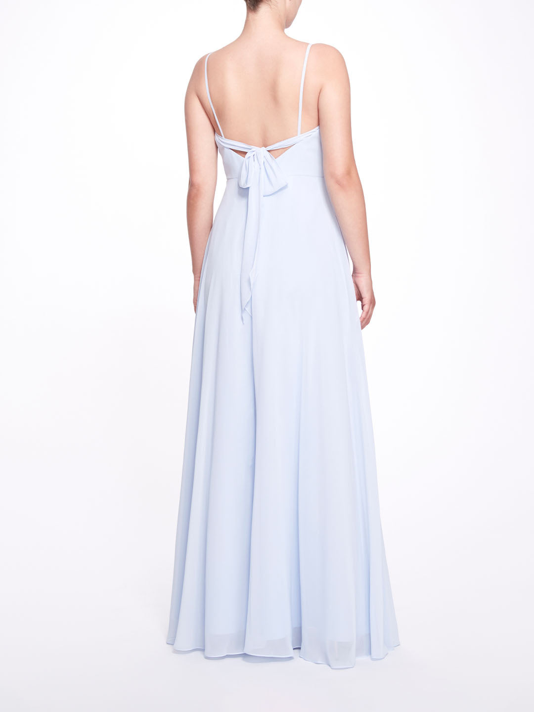 Marchesa light hotsell blue dress