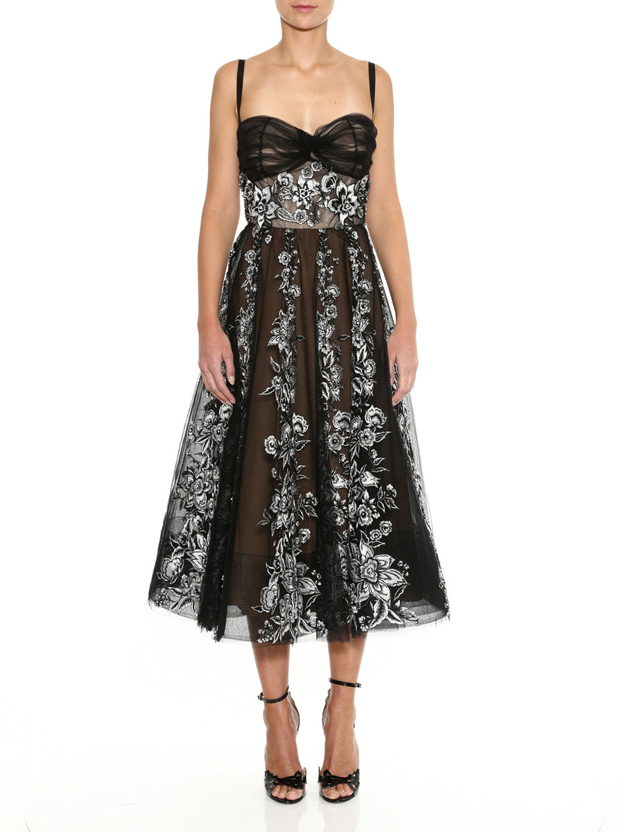 Corseted Cocktail Dress – Marchesa