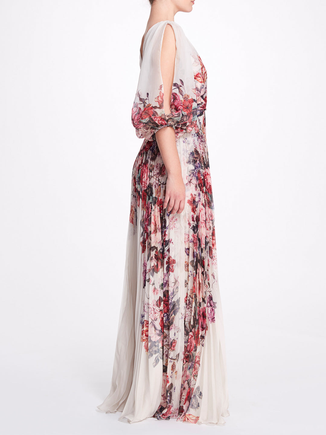 Marchesa Voyage Black And White Stretch Knit Floral Fit And Flare Slip On  Dress, $495, Bluefly