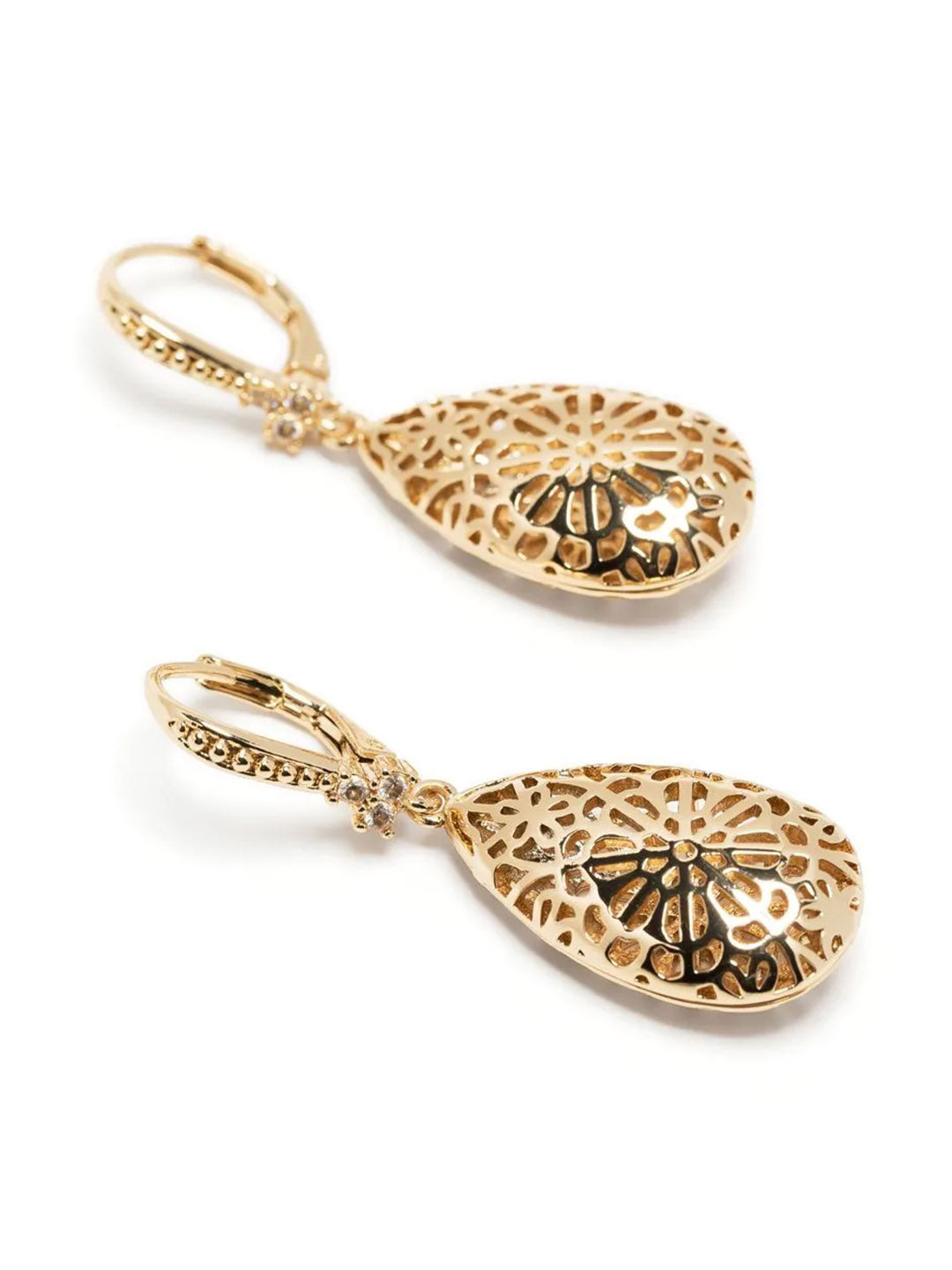 KuberBox Diamond Jewellery  Buy KuberBox 14K Royal Chakra Filigree Earrings  for Women and Girls Online  Nykaa Fashion